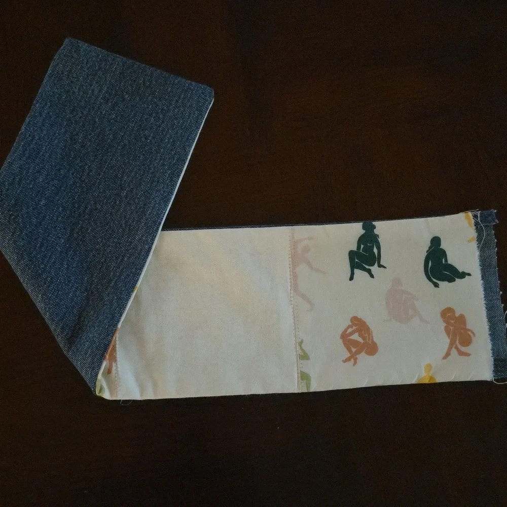 Upcycled Heat Pad W Bag / Sleeve (Dance/ White). Scented You Pick Microwave